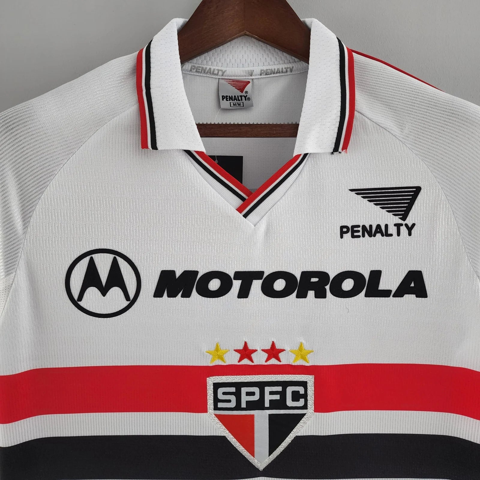 Camisa Retrô São Paulo Motorola 1999 Home